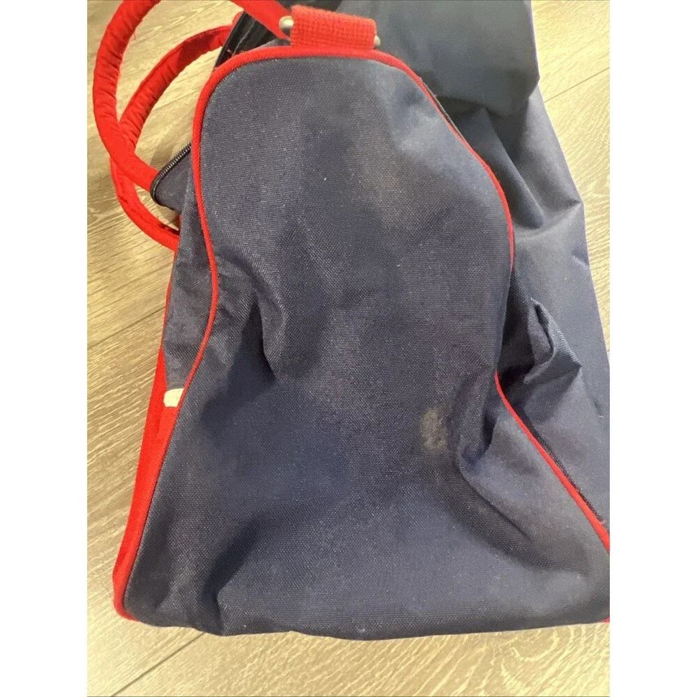 Tommy Hilfiger Tri-Color Cotton Canvas Duffle Bag